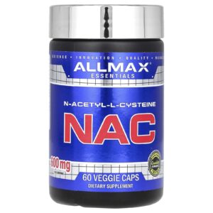 ALLMAX Essentials NAC 600 mg 60 Cápsulas Vegetais