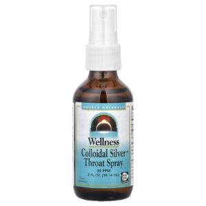 Source Naturals Spray para Garganta Wellness Colloidal Silver™ 5914 ml (2 fl oz)