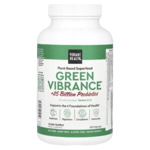 Vibrant Health Green Vibrance Versão 21.0 240 Cápsulas Vegetais