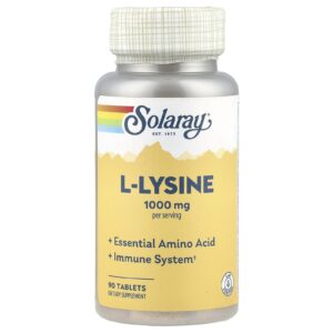 Solaray L-lisina 90 Comprimidos