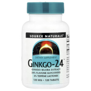 Source Naturals Ginkgo-24™ 120 mg 120 Comprimidos
