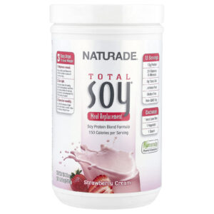 Naturade Total Soy® Substituto de Refeições Creme de Morango 507 g (1 lb 188 oz)