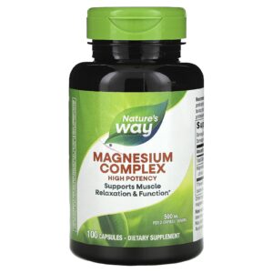 Natures Way Complexo de Magnésio 100 Cápsulas (250 mg por Cápsula)