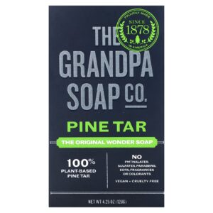 The Grandpa Soap Co. Sabonete Facial e Corporal Alcatrão de Pinho 120 g (425 oz)