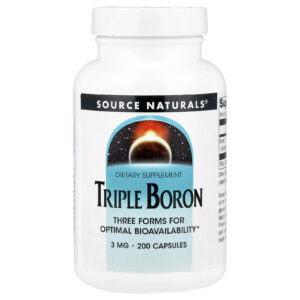 Source Naturals Boro Triplo 3 mg 200 Cápsulas