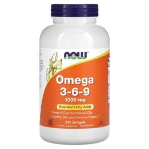 NOW Foods Super Ômega-3-6-9 250 Cápsulas Softgel