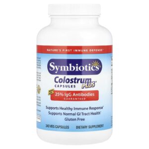 Symbiotics Colostrum Plus 240 Cápsulas Vegetais