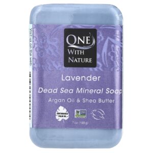 One with Nature Sabonete Mineral do Mar Morto Lavanda 198 g (7 oz)