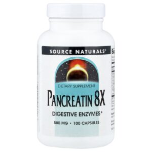 Source Naturals Pancreatin 8X 100 Cápsulas