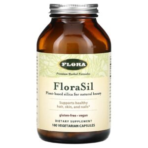 Flora FloraSil 180 Cápsulas Vegetarianas (9 mg por Cápsula)