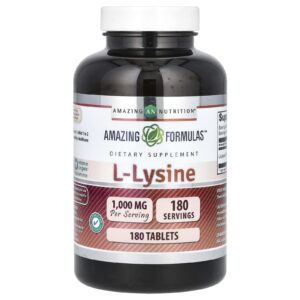Amazing Nutrition Amazing Formulas L-lisina 1.000 mg 180 Comprimidos