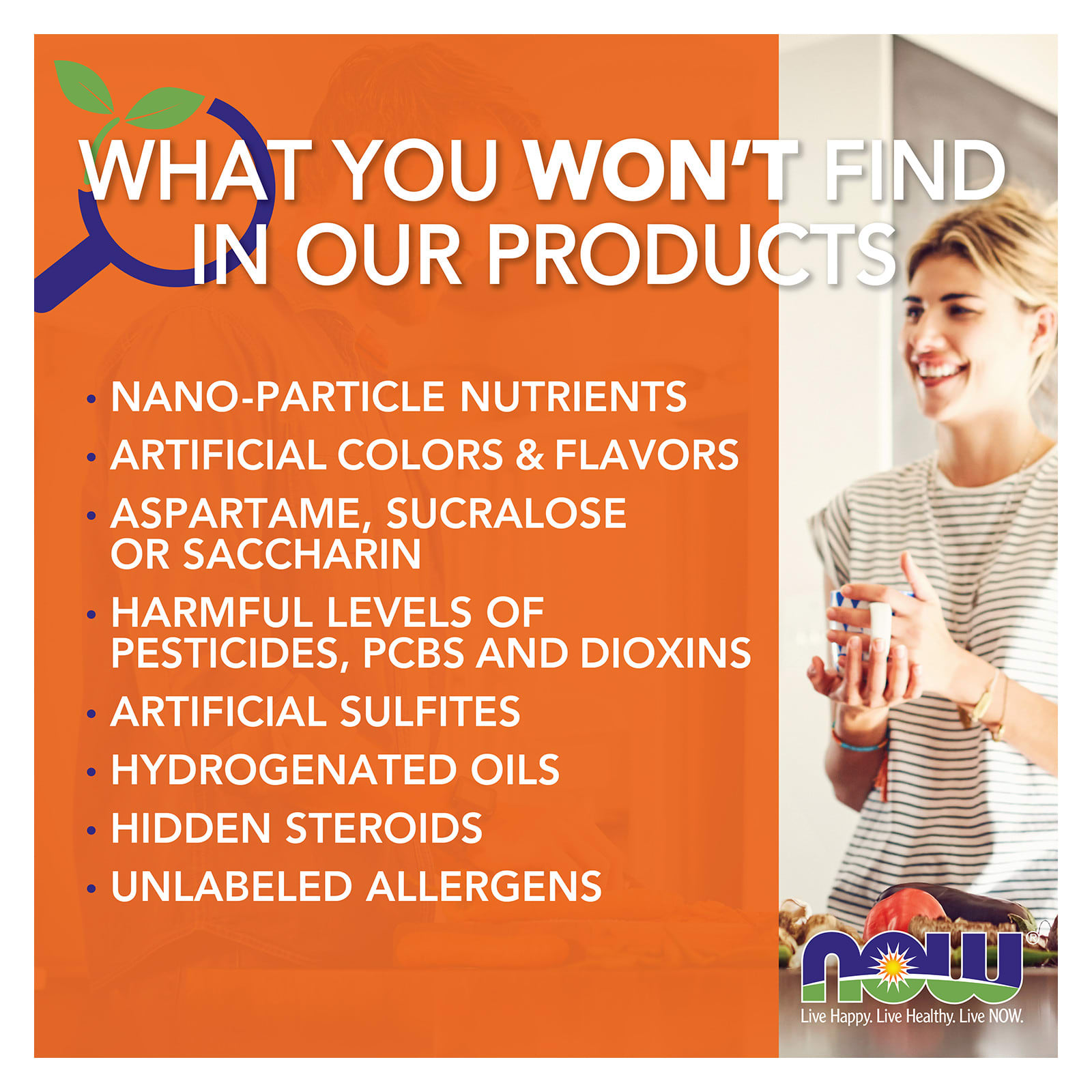 NOW Foods Citrato de Magnésio 120 Cápsulas Vegetais (133 mg por Cápsula) - Imagem 5