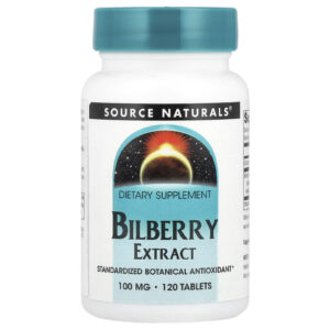 Source Naturals Extrato de Mirtilo Europeu 100 mg 120 Comprimidos