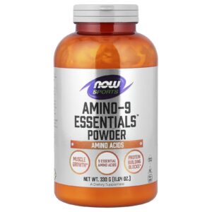 NOW Foods Sports Amino-9 Essentials™ em Pó 330 g (1164 oz)