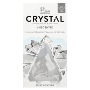 CRYSTAL Desodorante Mineral em Pedra Sem Perfume 140 g (5 oz)