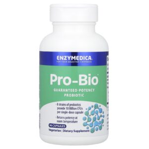 Enzymedica Pro-Bio Probiótico de Potência Garantida 90 Cápsulas