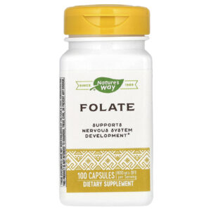 Natures Way Folato 800 mcg DFE 100 Cápsulas
