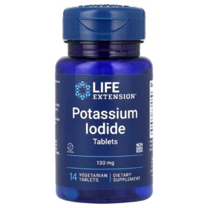 Life Extension Iodeto de Potássio 130 mg 14 Comprimidos Vegetarianos