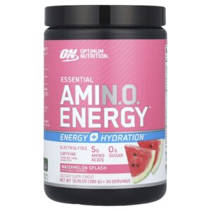 Optimum Nutrition Essential Amin.O. Energy® Splash de Melancia 285 g (1005 oz)