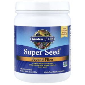 Garden of Life Super Seed Além da Fibra 600 g (1 lb 5 oz)