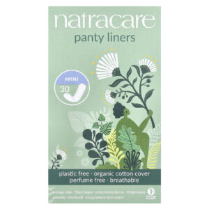 Natracare Panty Liners Cobertura de Algodão Orgânico Mini 30 Forros