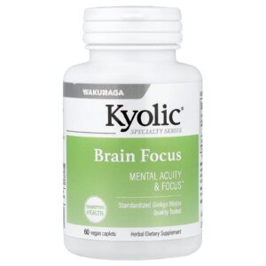Kyolic Foco Cerebral 60 Cápsulas Vegetarianas (120 mg por Cápsula)