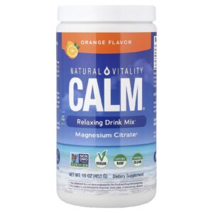 Natural Vitality CALM® Mistura para Bebida Relaxante Laranja 453 g (16 oz)