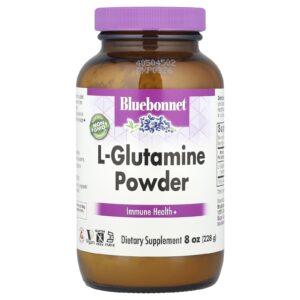 Bluebonnet Nutrition L-Glutamina em Pó 228 g (8 oz)