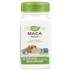 Natures Way Raiz de Maca 525 mg 100 Cápsulas Vegetais