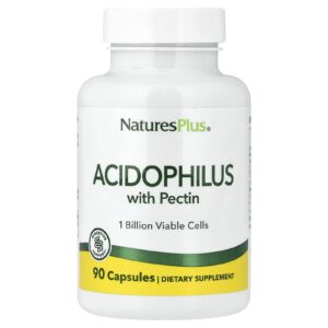NaturesPlus Acidophilus com Pectina 90 Cápsulas
