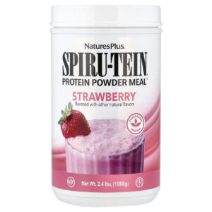 NaturesPlus Spiru-Tein® Refeição de Proteína em Pó Mirtilo Europeu 1.088 g (24 lb)