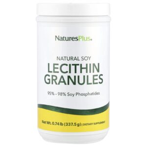 NaturesPlus Grânulos de Lecitina de Soja Natural 3375 g (074 lb)