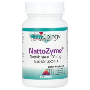 Nutricology NattoZyme 100 mg 60 Cápsulas Softgel