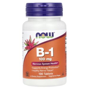 NOW Foods B-1 100 mg 100 Comprimidos