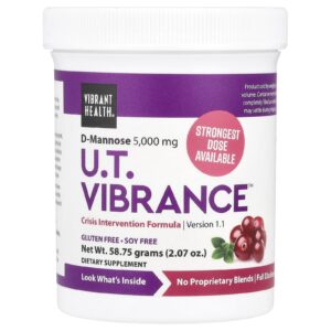 Vibrant Health U.T. Vibrance D-Manose 5.000 mg Versão 1.1 6455 g (228 oz)