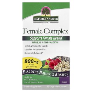 Natures Answer Complexo Feminino Combinação de Ervas 90 Cápsulas Vegetarianas