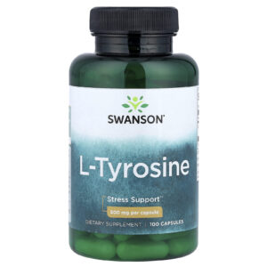Swanson, L-Tirosina, 500 mg, 100 Cápsulas