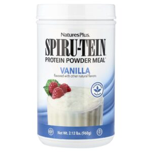 NaturesPlus Spiru-Tein® Refeição de Proteína em Pó Baunilha 960 g (212 lb)