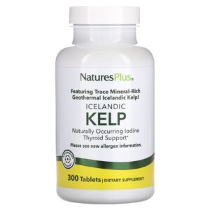 NaturesPlus Algas Marinhas da Islândia 300 Comprimidos (150 mg por Comprimido)