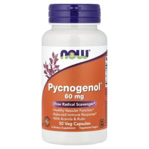 NOW Foods Pycnogenol® 50 Cápsulas Vegetais