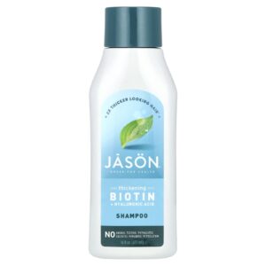 Jason Natural Biotina para Espessamento + Shampoo de Ácido Hialurônico 473 ml (16 fl oz)