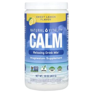 Natural Vitality CALM® Mistura para Bebida Relaxante Limão Doce 453 g (16 oz)