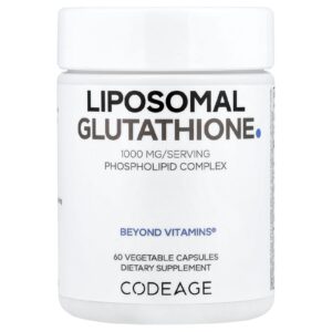 Codeage, Glutationa Lipossomal, 60 Cápsulas Vegetais (500 mg por Cápsula)