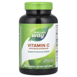 Natures Way Bioflavonoides de Vitamina C 1.000 mg 250 Cápsulas (500 mg por Cápsula)