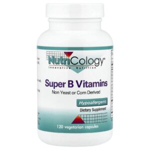 Nutricology Super Vitamina B 120 Comprimidos Vegetarianos