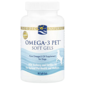 Nordic Naturals Omega-3 Pet™ Para Cães 90 Cápsulas Softgel