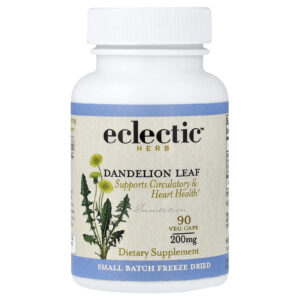 Eclectic Herb Folha de Dente-de-leão 200 mg 90 Cápsulas Vegetais