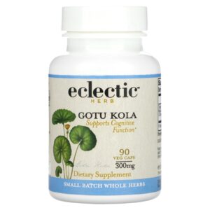 Eclectic Herb Gotu Kola 300 mg 90 Cápsulas Vegetais