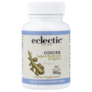 Eclectic Herb Gengibre 395 mg 90 Cápsulas Vegetais