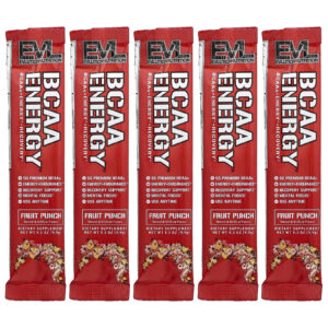 EVLution Nutrition BCAA Energy® Ponche de Frutas 5 Embalagens 99 g (03 oz) Cada